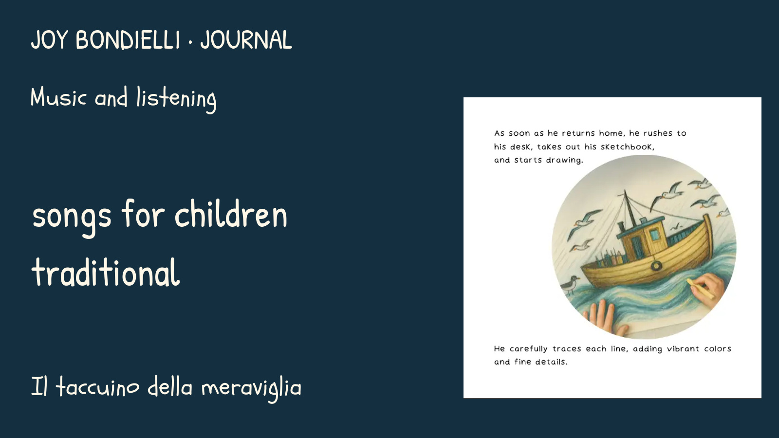 Songs for children traditional: practical ideas, selection criteria and age guidance