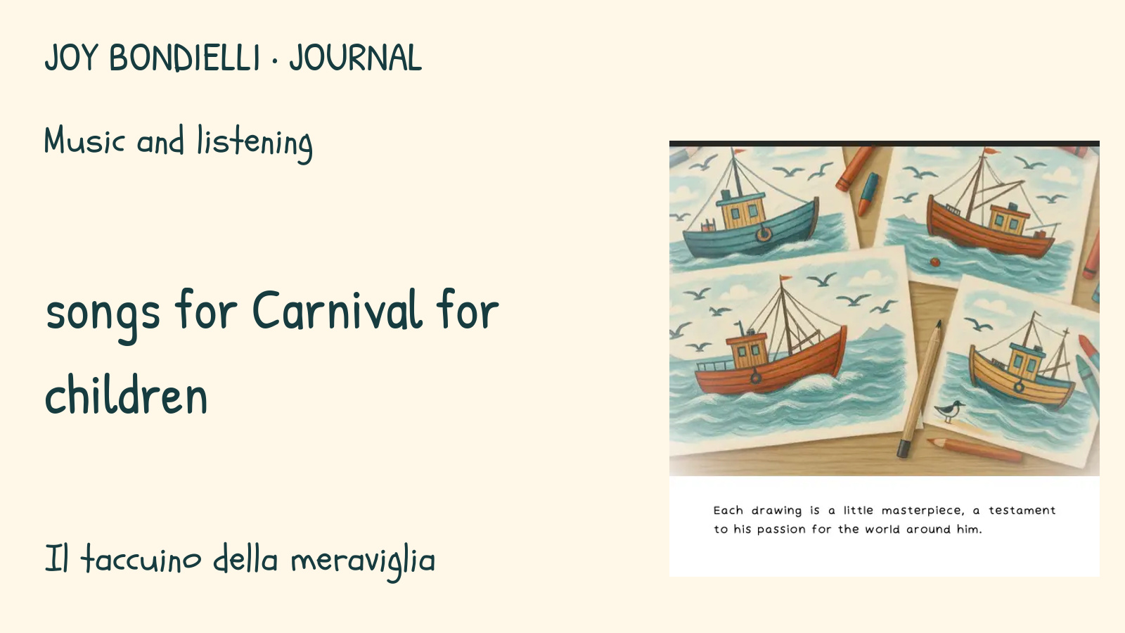Songs for Carnival for children: practical ideas, selection criteria and age guidance